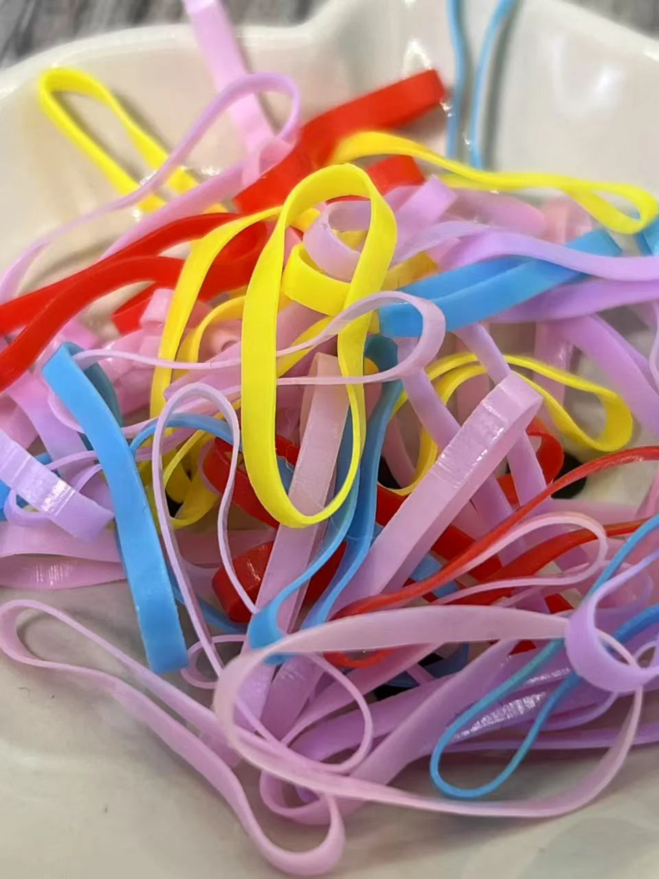 カラーヘアゴム (10セット)