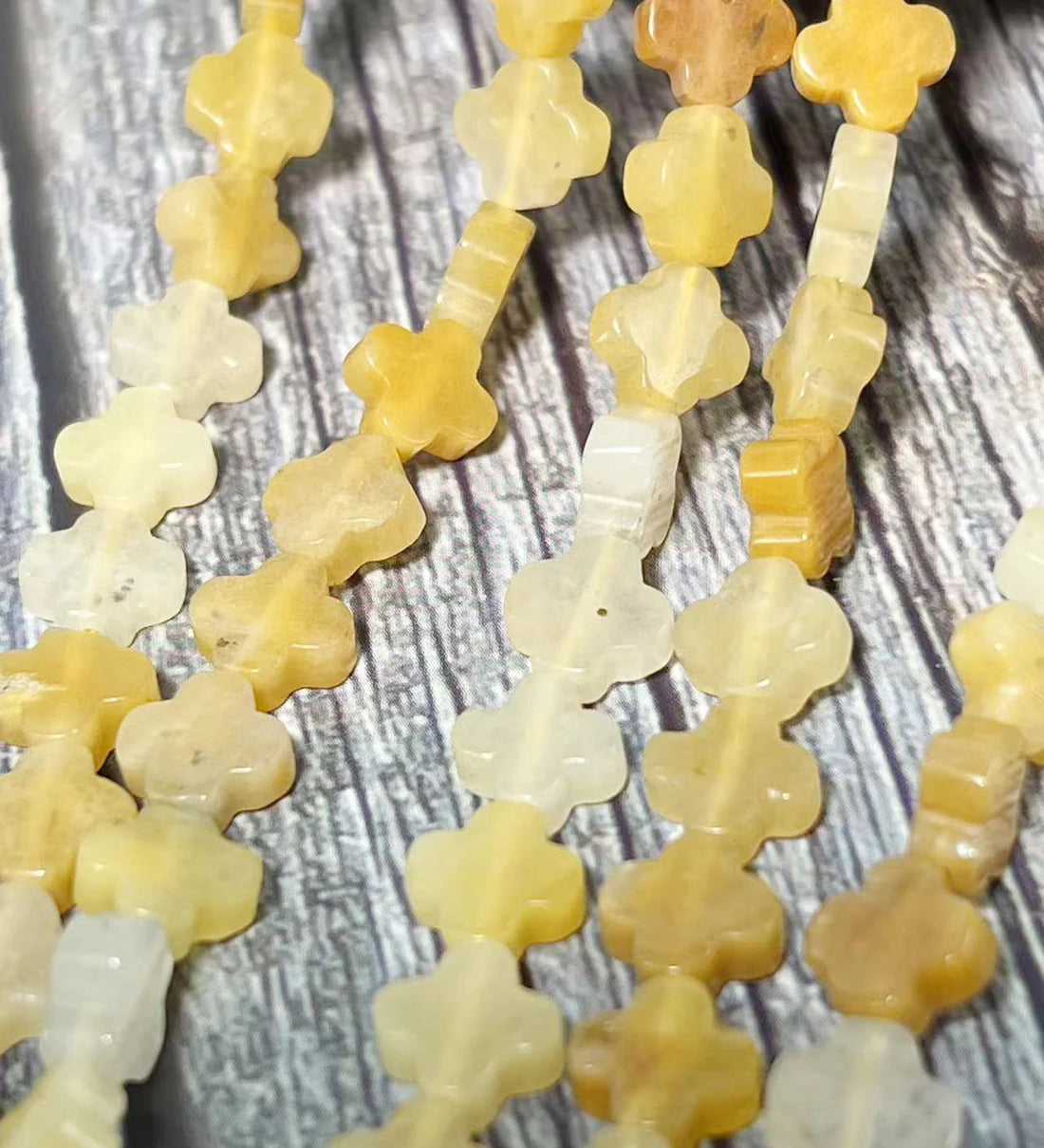 天然イエロージェイド 8㎜ (1連)