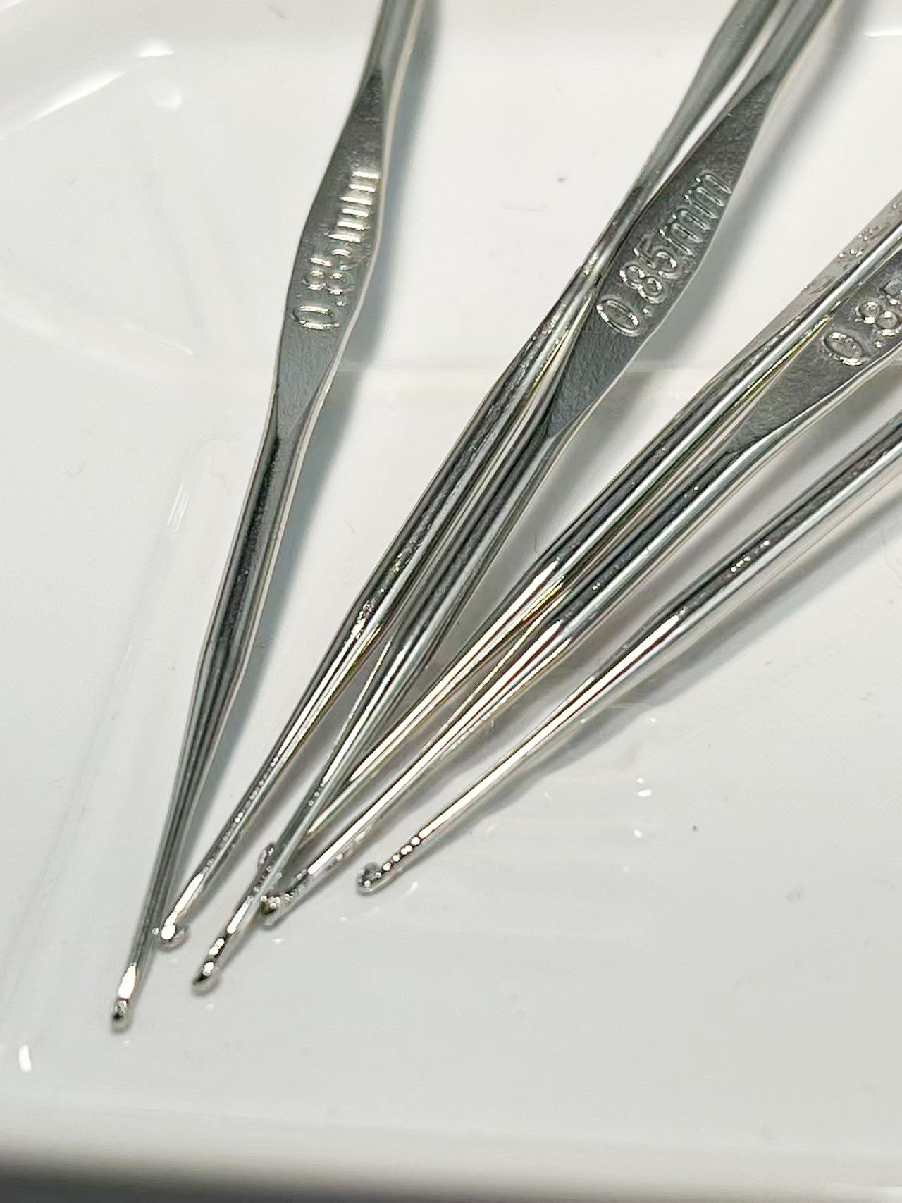 0.85mmステンレスかぎ針(5本)