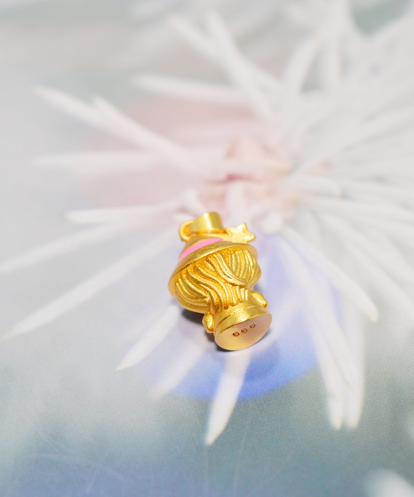 ✨魔法の帽子の小さな妖精 真鍮製チャーム 10×14mm✨