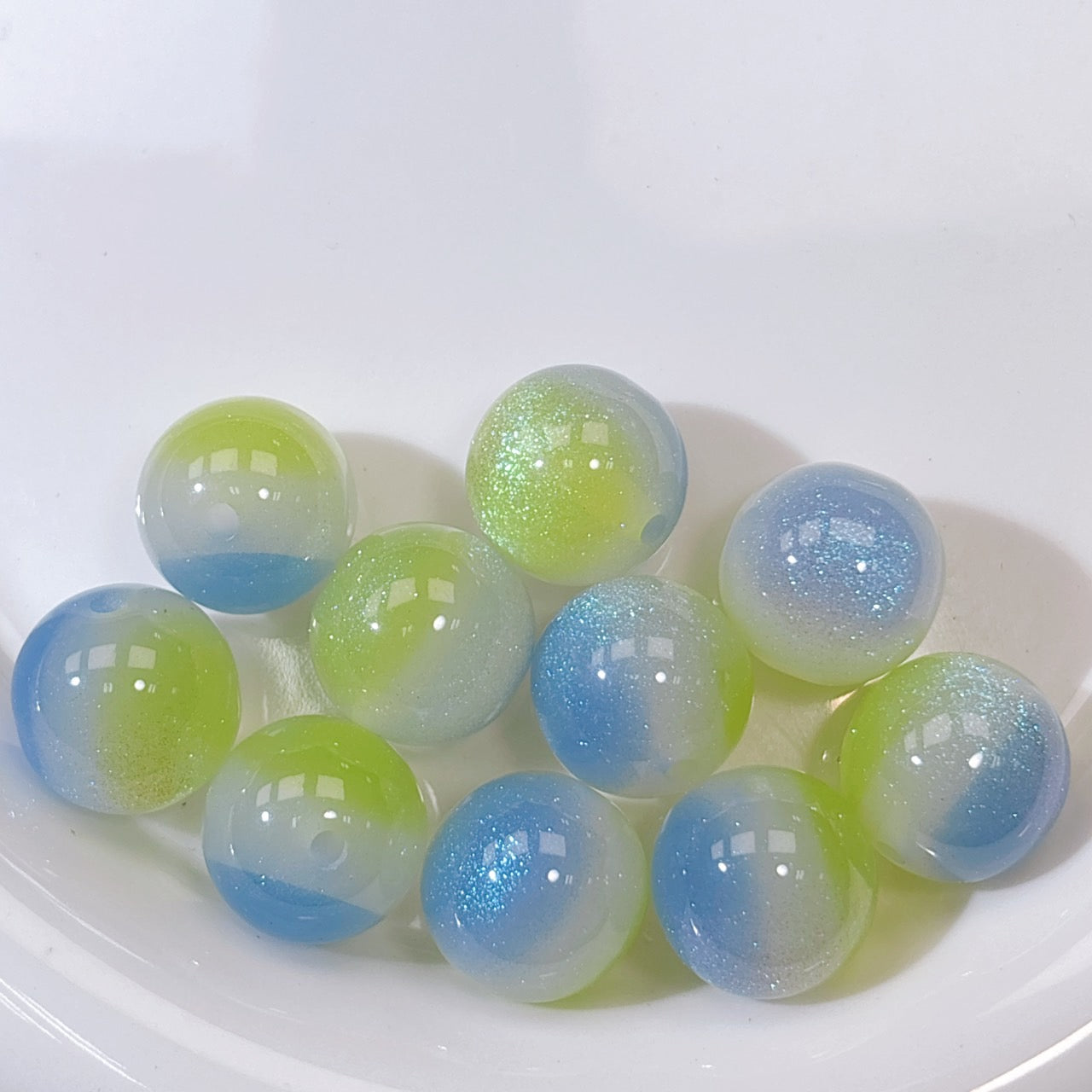 三光彩 No.1青×白×黄緑 16㎜