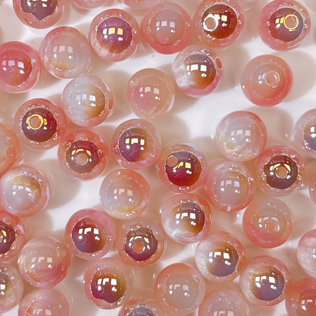 高品質 シラーミラージュ No.6ピンク×ライトピンク×ホワイト 10㎜