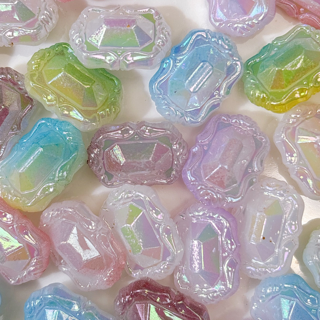 ミルキージュエル ビーズ 18×13㎜