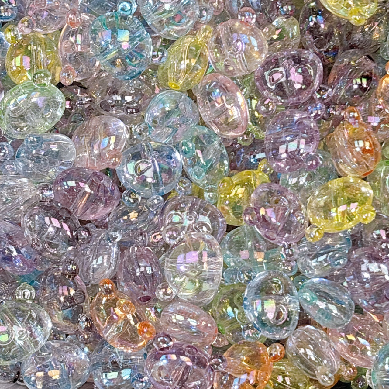 ⚠️訳アリ【特価】悪戯パンダ アクリルビーズ 18×15㎜