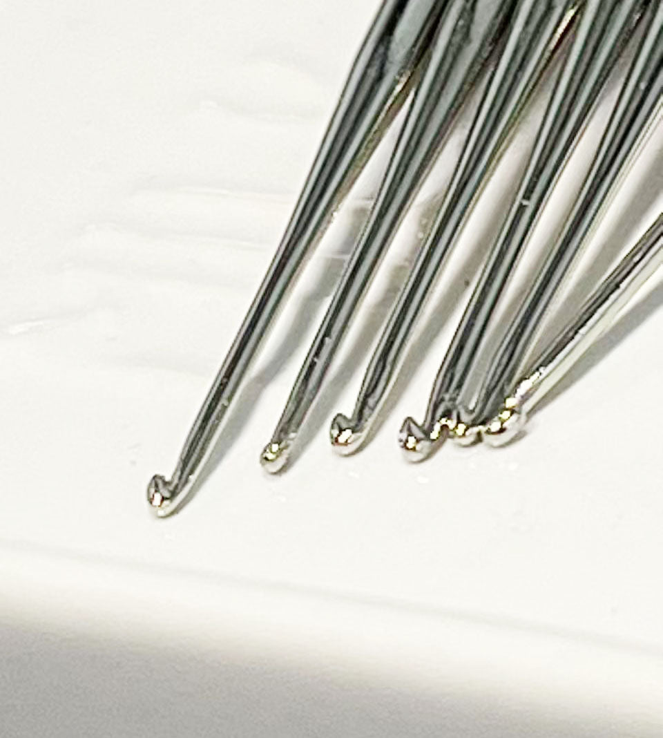 0.85mmステンレスかぎ針（5本）