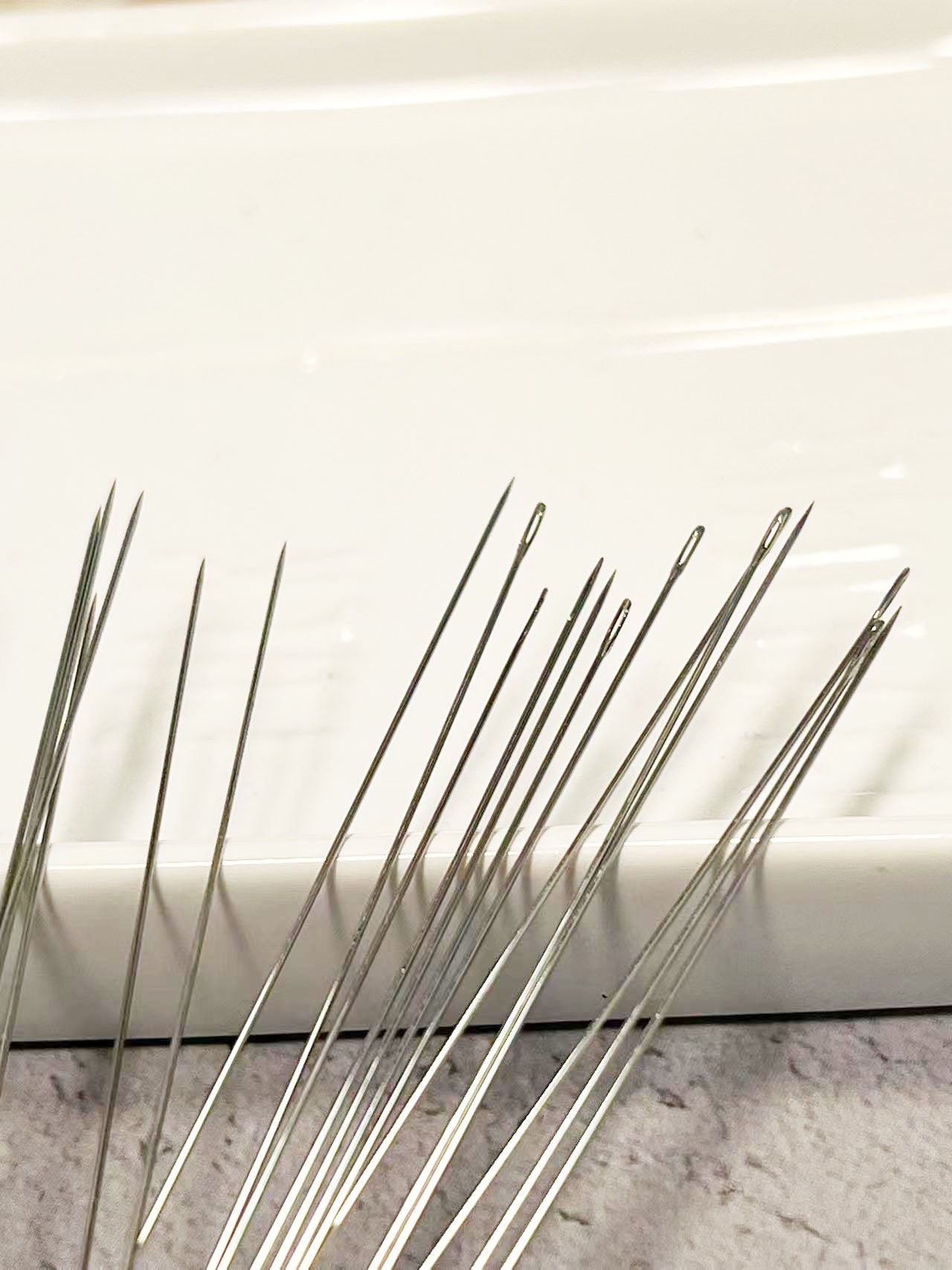 0.45mm ステンレス糸通し針（10本セット）