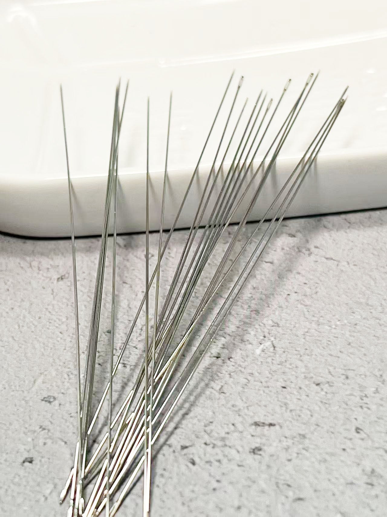 0.45mm ステンレス糸通し針（10本セット）