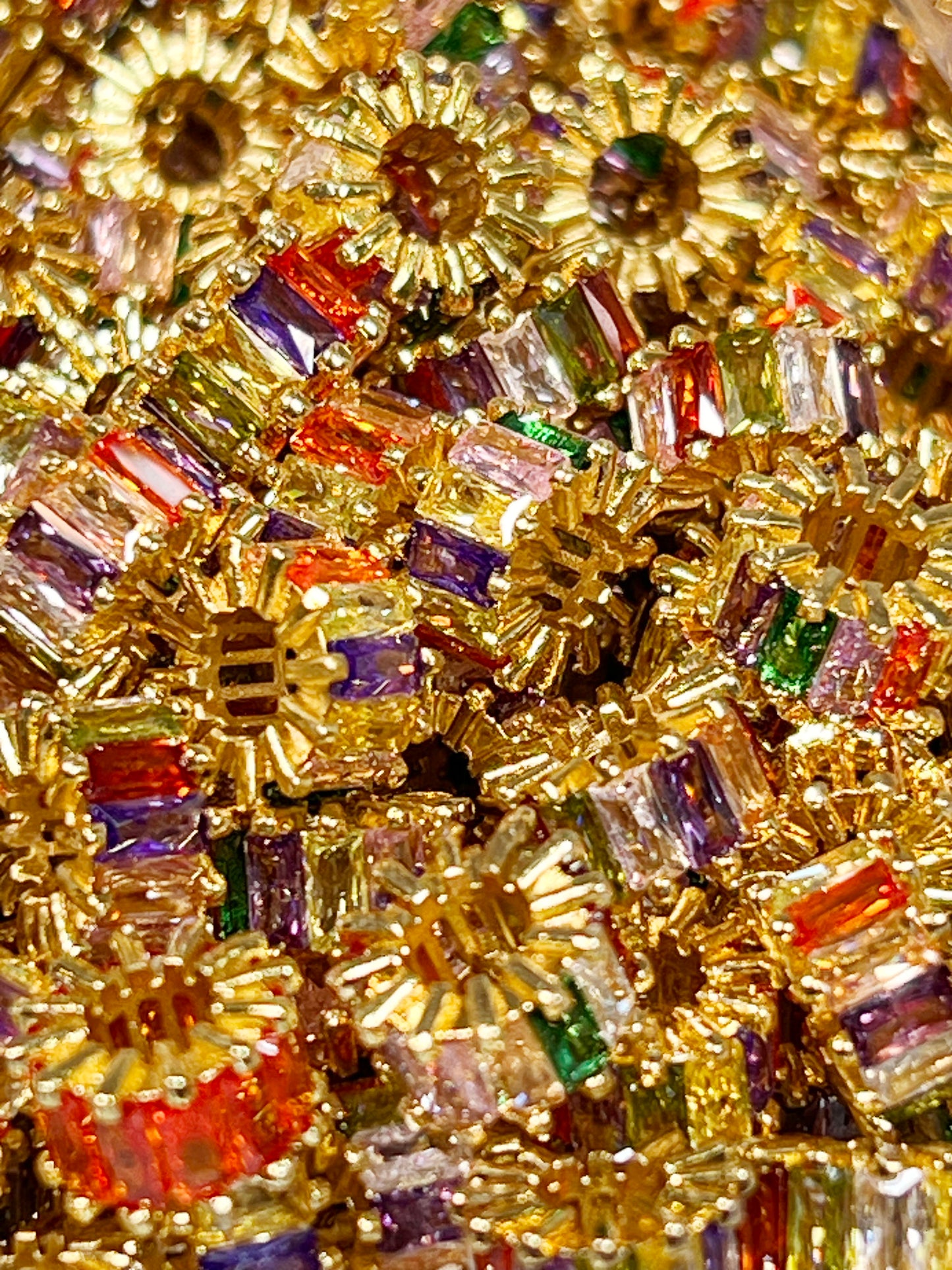 星環シリーズ｜ジルコニア 多色 銅製パーツ(5×9㎜)