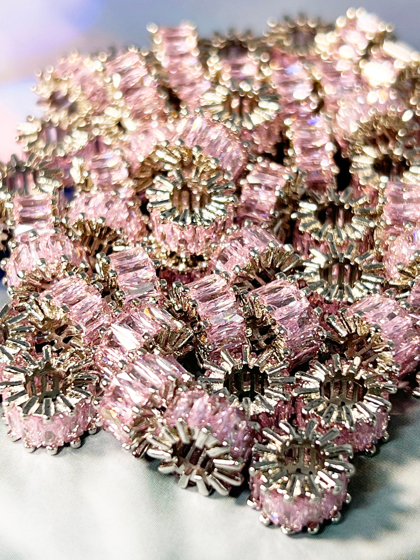 星環シリーズ｜ジルコニア 単色 銅製パーツ(5×9㎜)