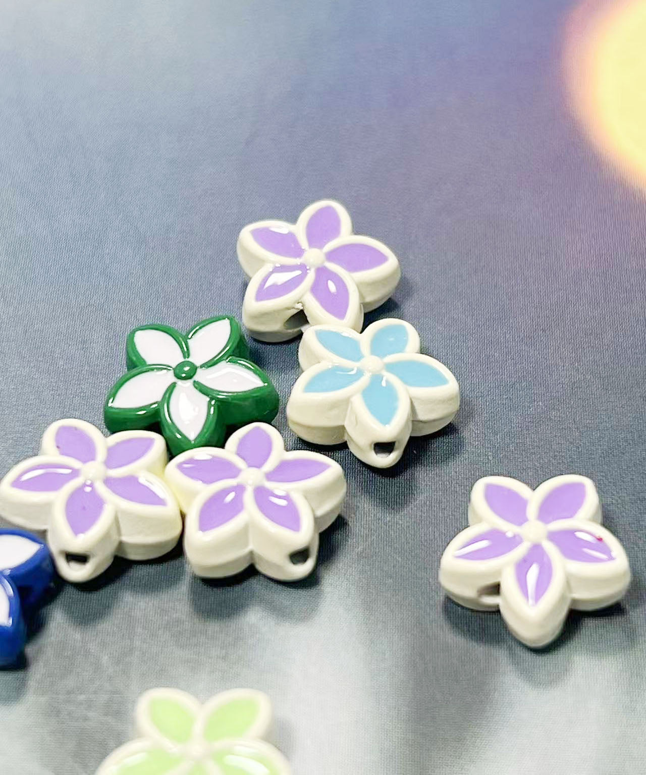 合金製キャンディーフラワーパーツ