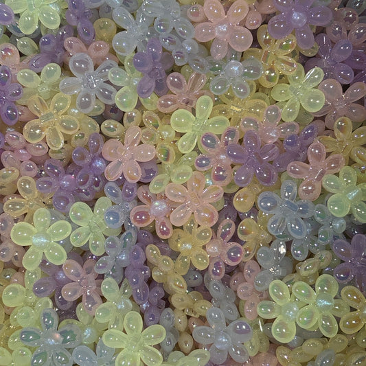 アクリル夜光のお花畑