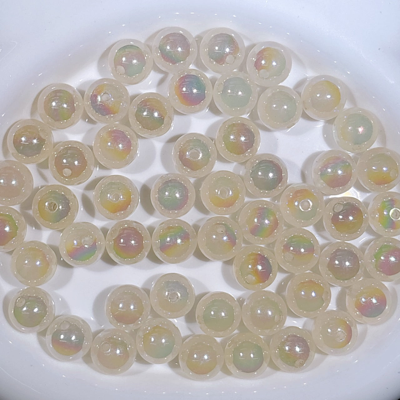 UV変色・夜光 オーロラビーズ 16㎜