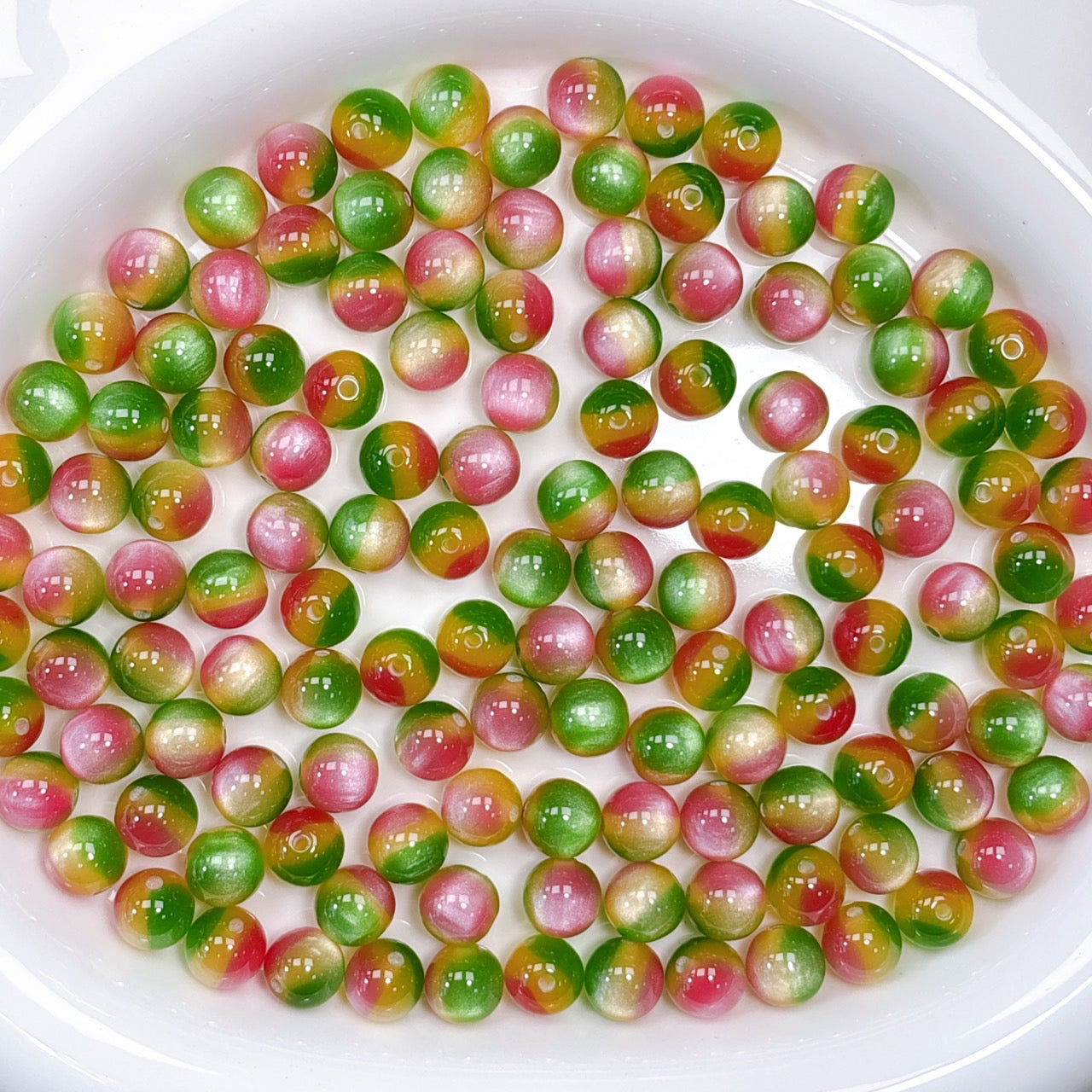 トライライトヴェール シラービーズ 10㎜