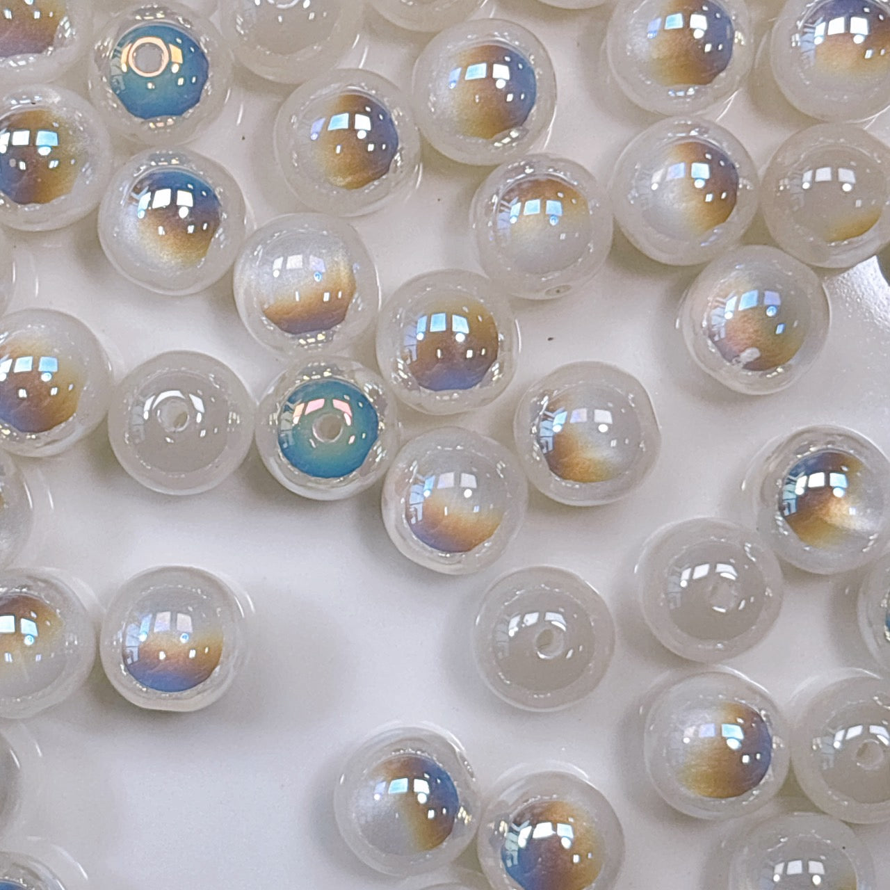 高品質メッキ仕上げ シラービーズ 10㎜