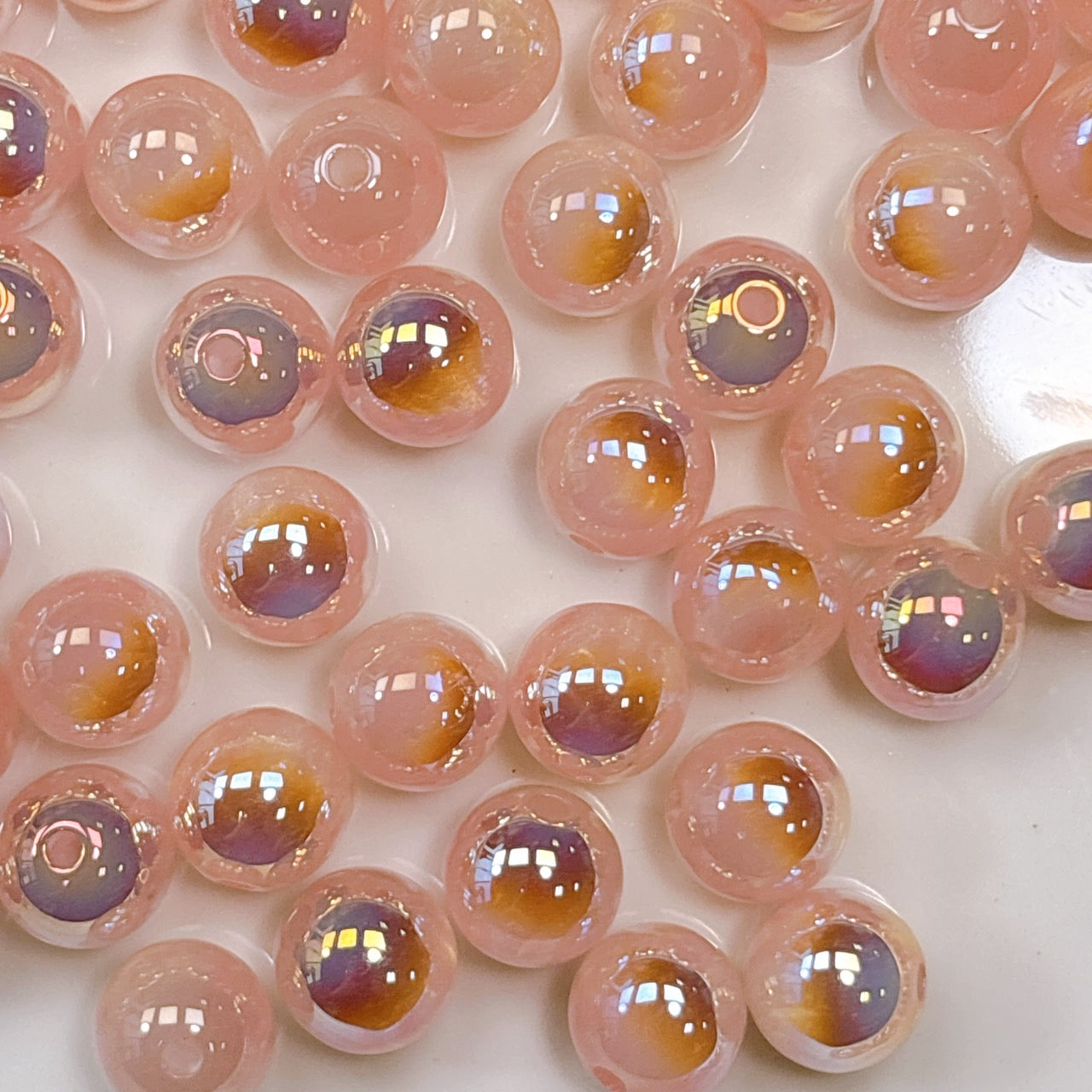 高品質メッキ仕上げ シラービーズ 10㎜