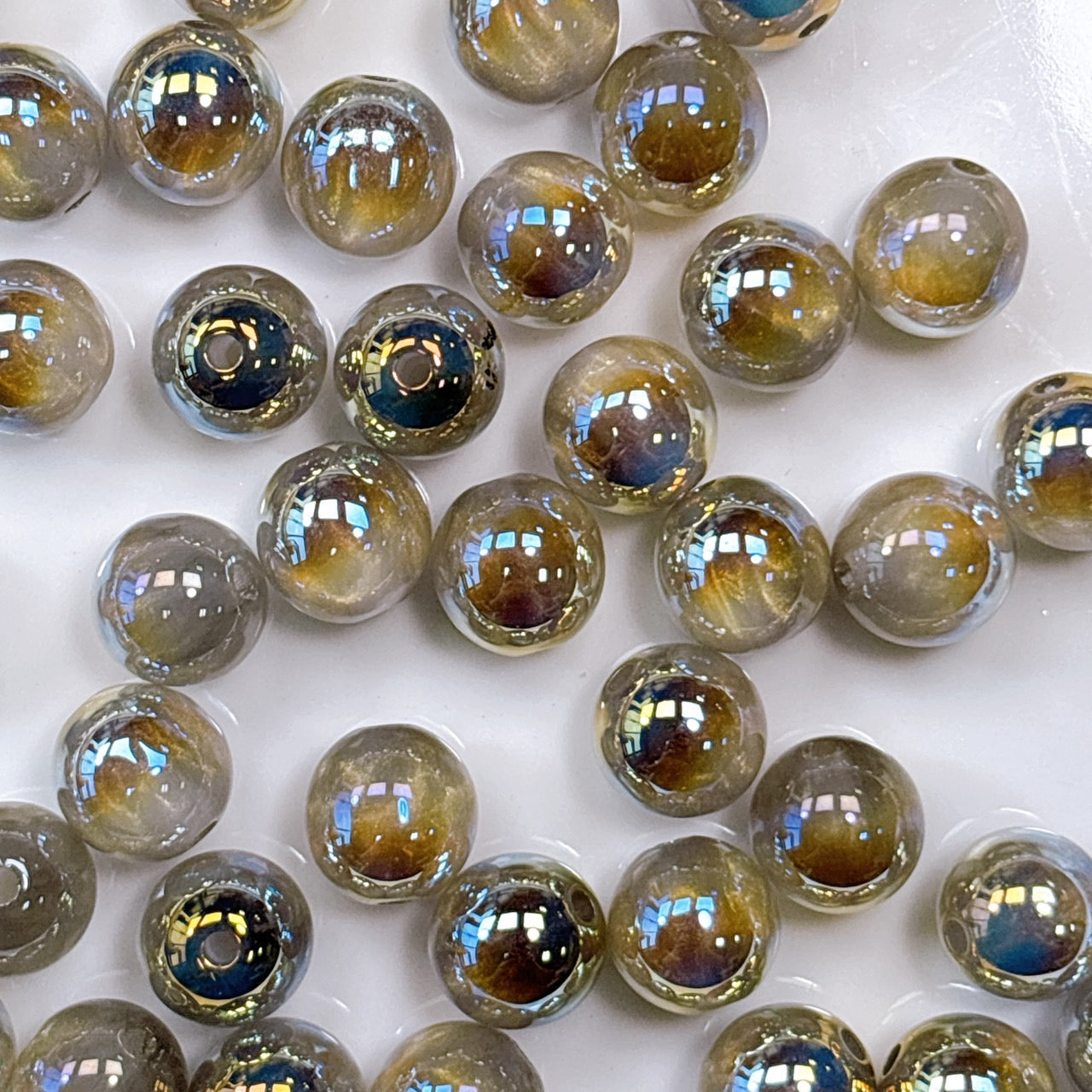 高品質メッキ仕上げ シラービーズ 10㎜