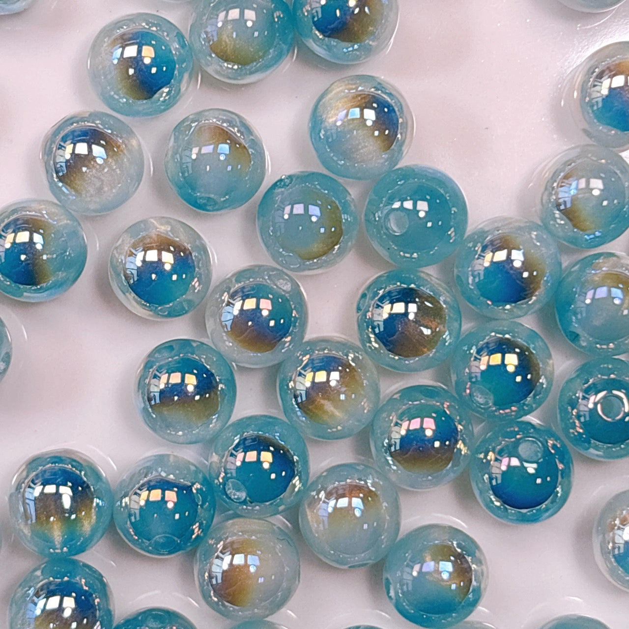 高品質メッキ仕上げ シラービーズ 10㎜