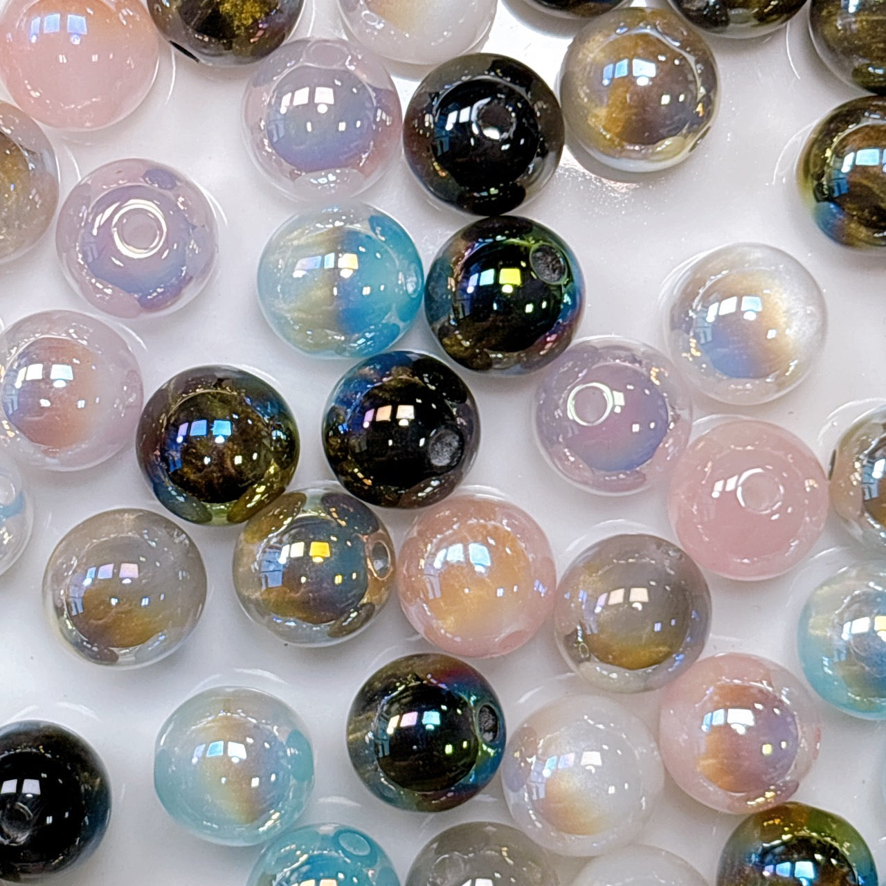 高品質メッキ仕上げ シラービーズ 10㎜