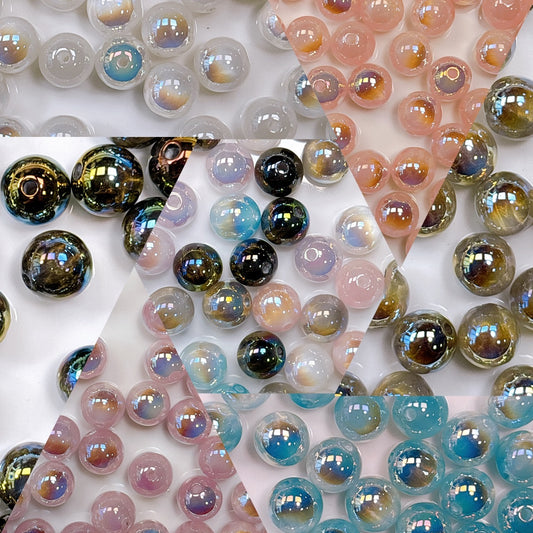 高品質メッキ仕上げ シラービーズ 10㎜