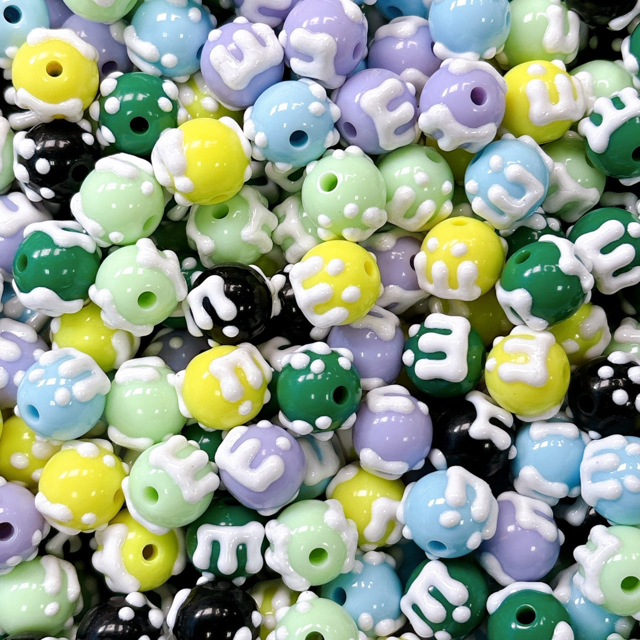 【超特価】Mビーズ クールカラーMIX 数量制限なし（200粒）