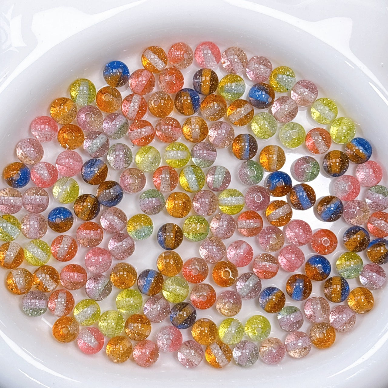 【超特価】✨LOVE MIX ラメポップ✨レジンビーズ 10㎜