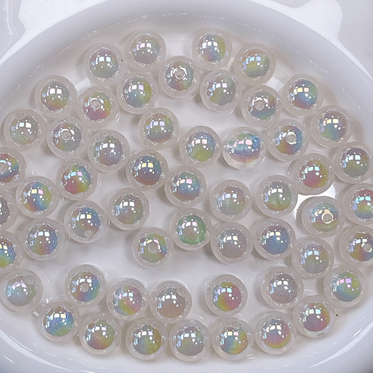 夜光 オーロラフェアリーダストビーズ 16㎜