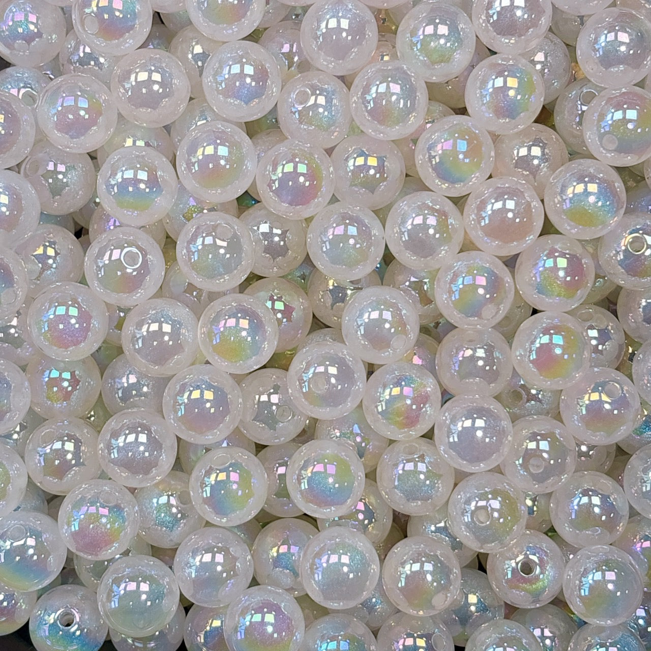 夜光 オーロラフェアリーダストビーズ 16㎜