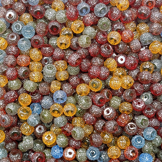 【特価】煌粒ロンデル ダーク系MIX 10㎜