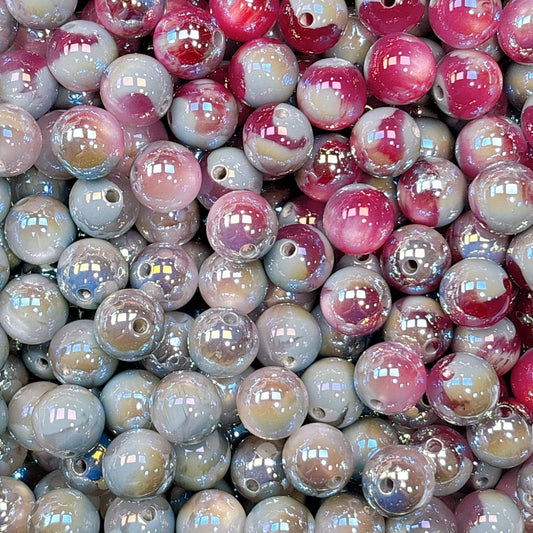 UV変色 雲シリーズ No.6灰色 光学ビーズ 16㎜