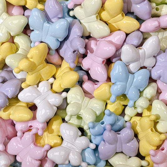 パステルバタフライ 夜光のオマケ付き！ 29×29㎜