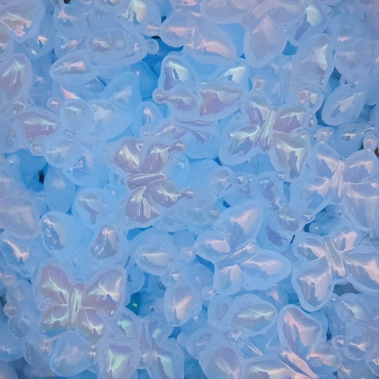 パステルバタフライ 夜光のオマケ付き！ 29×29㎜