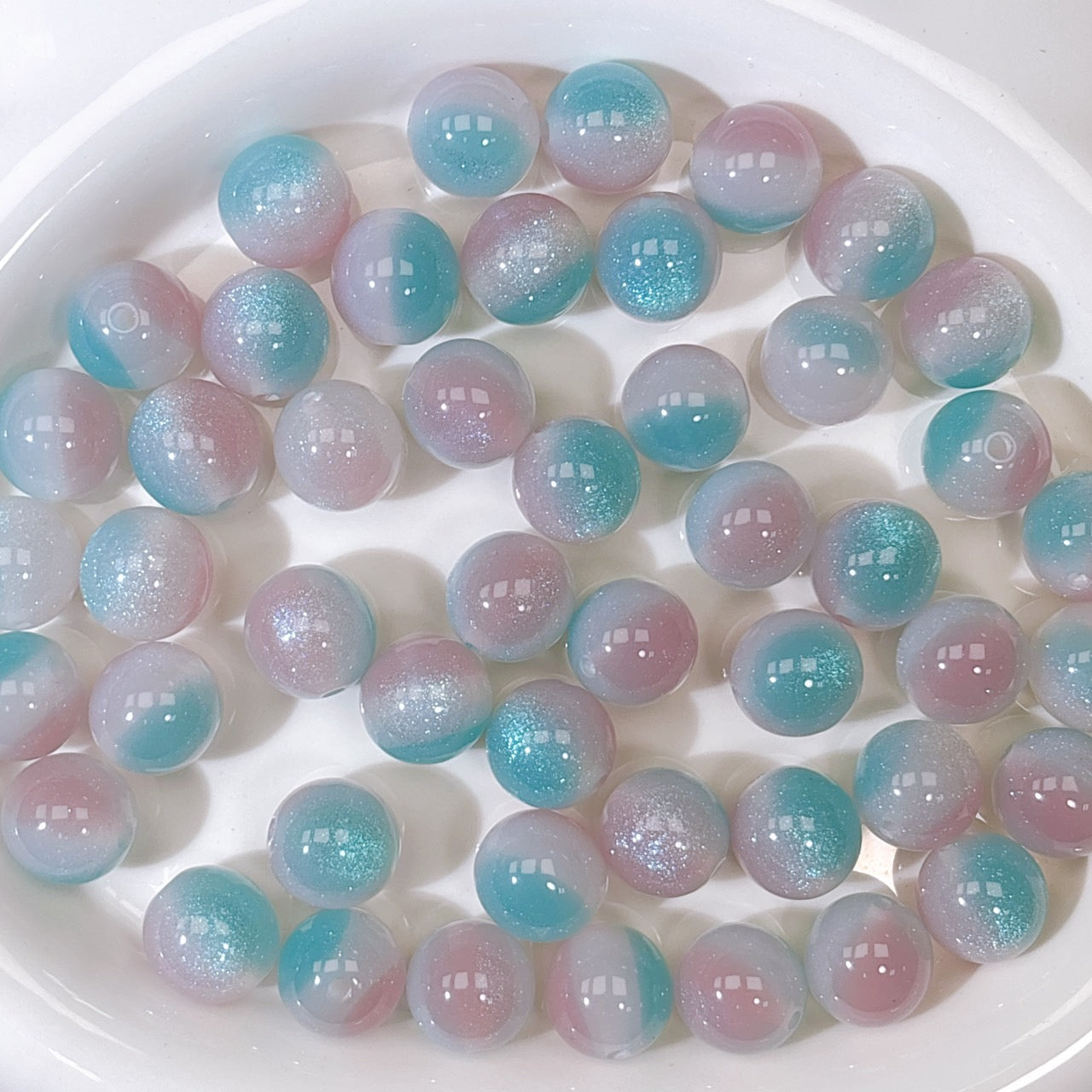 三光彩 No.2桃色×白×水色 16㎜