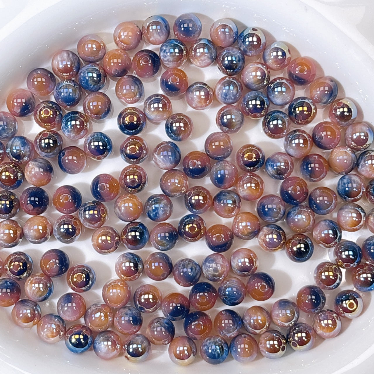 高品質 シラーミラージュ No.1ブルー×ピンク×オレンジ 10㎜