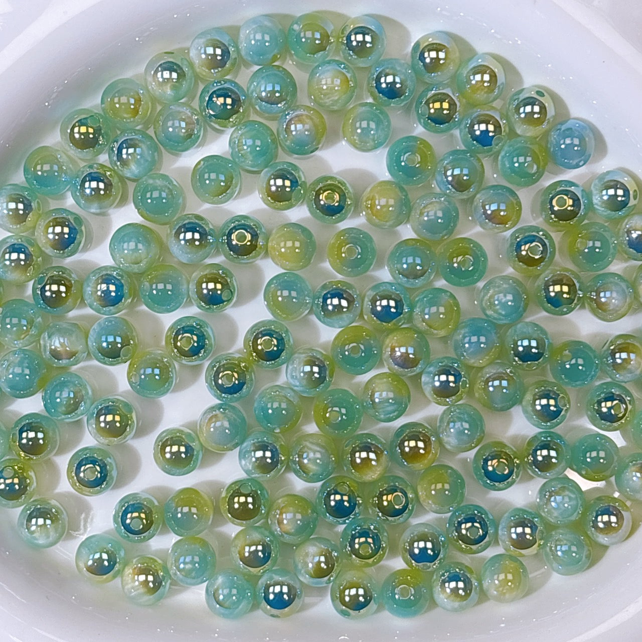 高品質 シラーミラージュ No.5グリーン×ライトブルー×ライトグリーン 10㎜