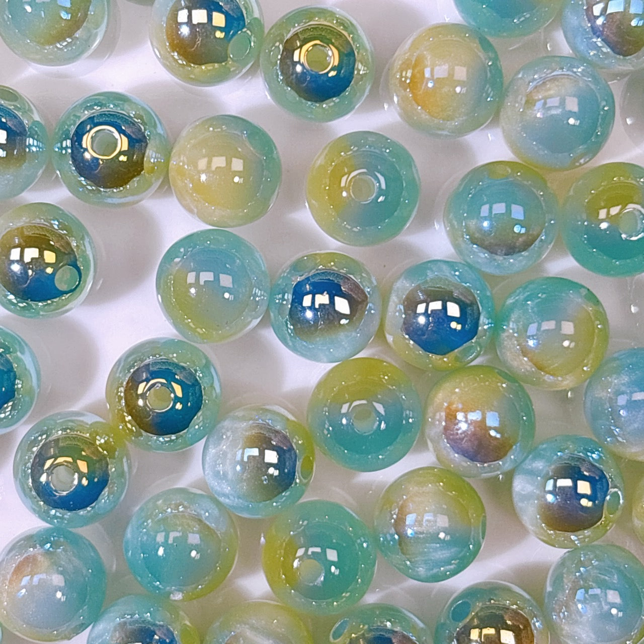 高品質 シラーミラージュ No.5グリーン×ライトブルー×ライトグリーン 10㎜