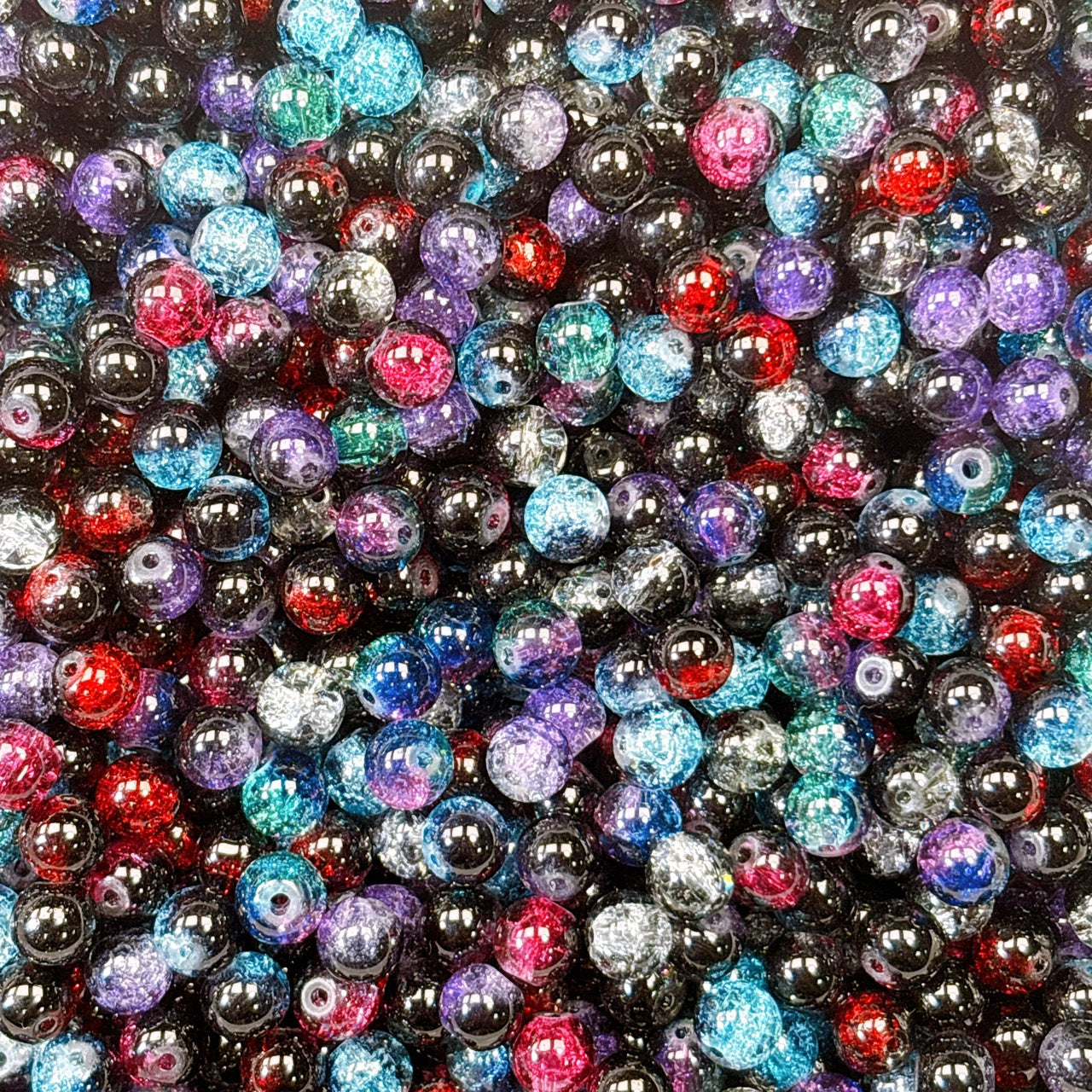 爆裂ガラスビーズ MIXカラー 8㎜