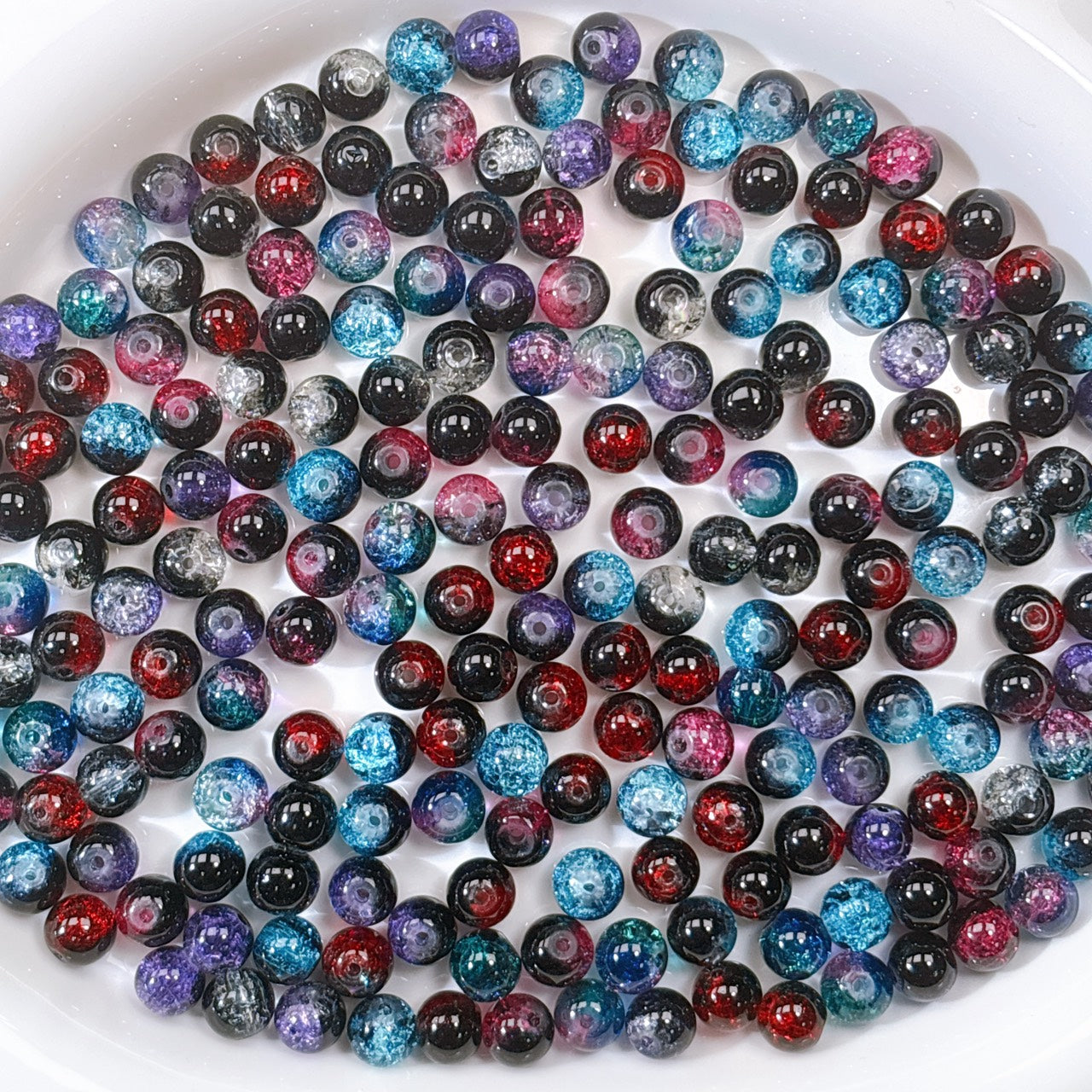 爆裂ガラスビーズ MIXカラー 8㎜