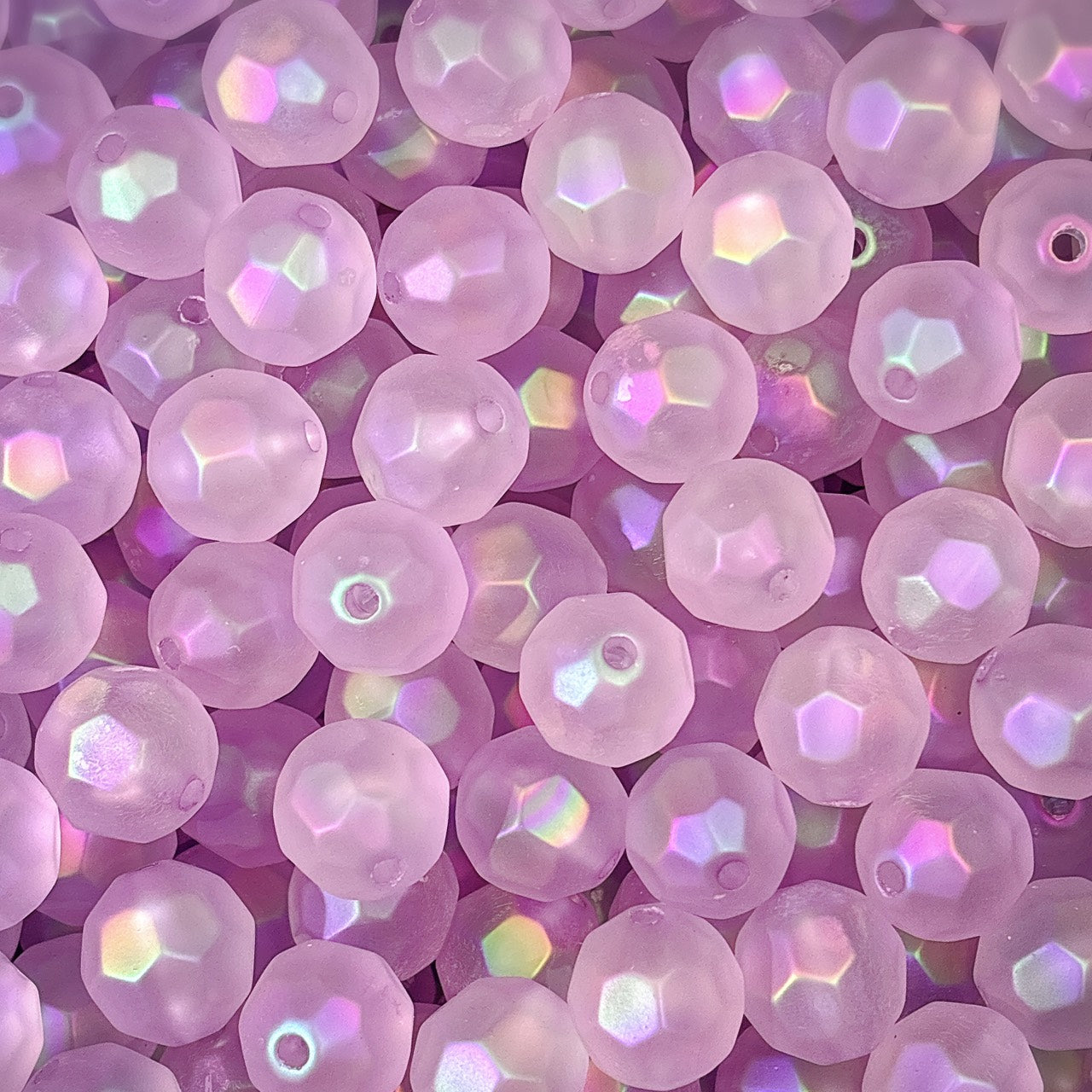 オーロラ多面カットビーズ パープル 16㎜