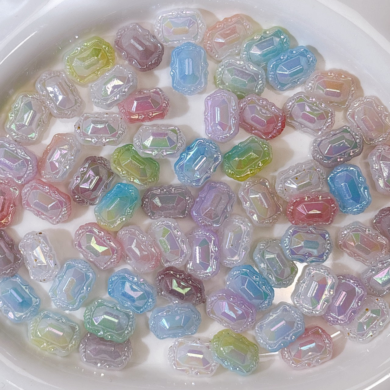 ミルキージュエル ビーズ 18×13㎜