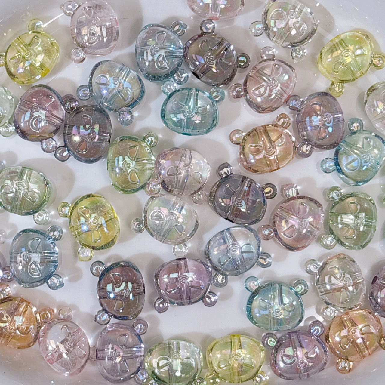 ⚠️訳アリ【特価】悪戯パンダ アクリルビーズ 18×15㎜